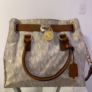 MICHAEL KORS Print Hamilton Tote
